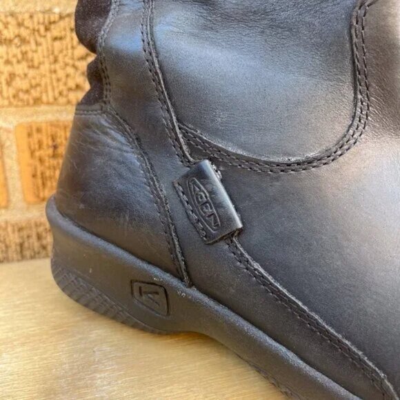 Keen Bern Baby Bern II - Women's Black Leather Boots - Picture 4 of 9